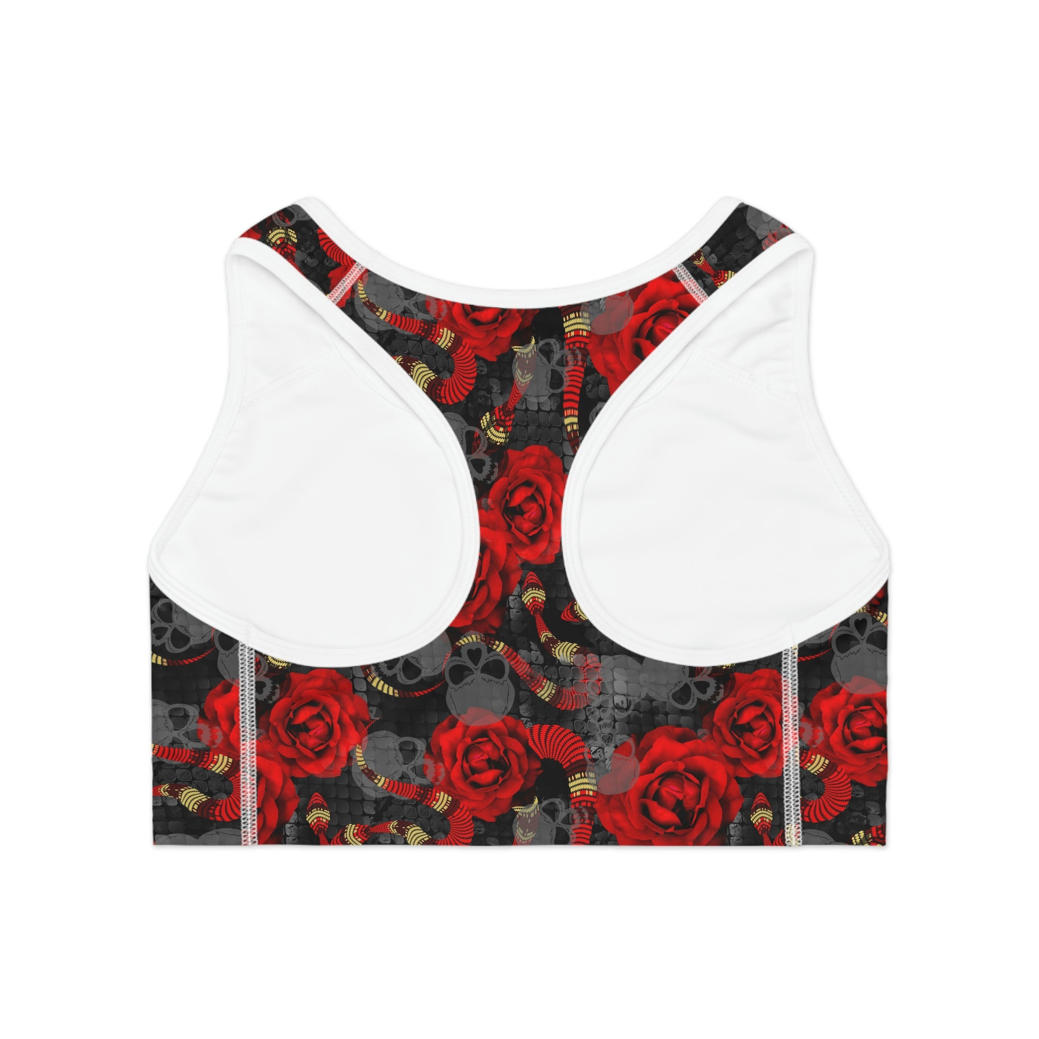 Skulls & Roses Sports Bra